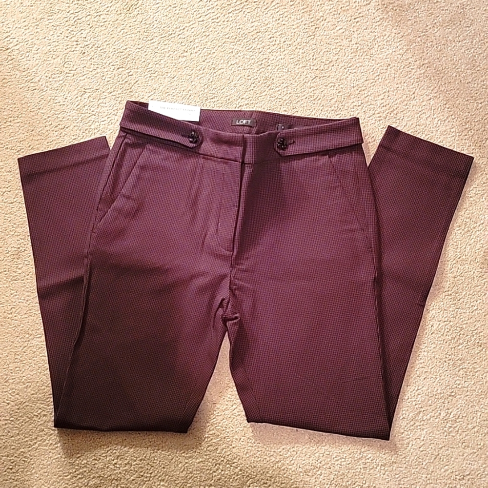 Loft The Perfect Skinny Dress Pant